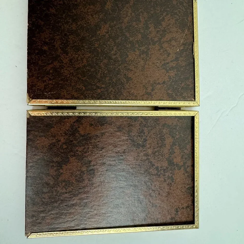 Vintage Double Gold Filigree Picture Frame #1